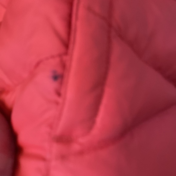 Eddie Bauer Down Puffer vest Womens L coral/Pink Outdoors Activewear winter ski - Picture 11 of 12